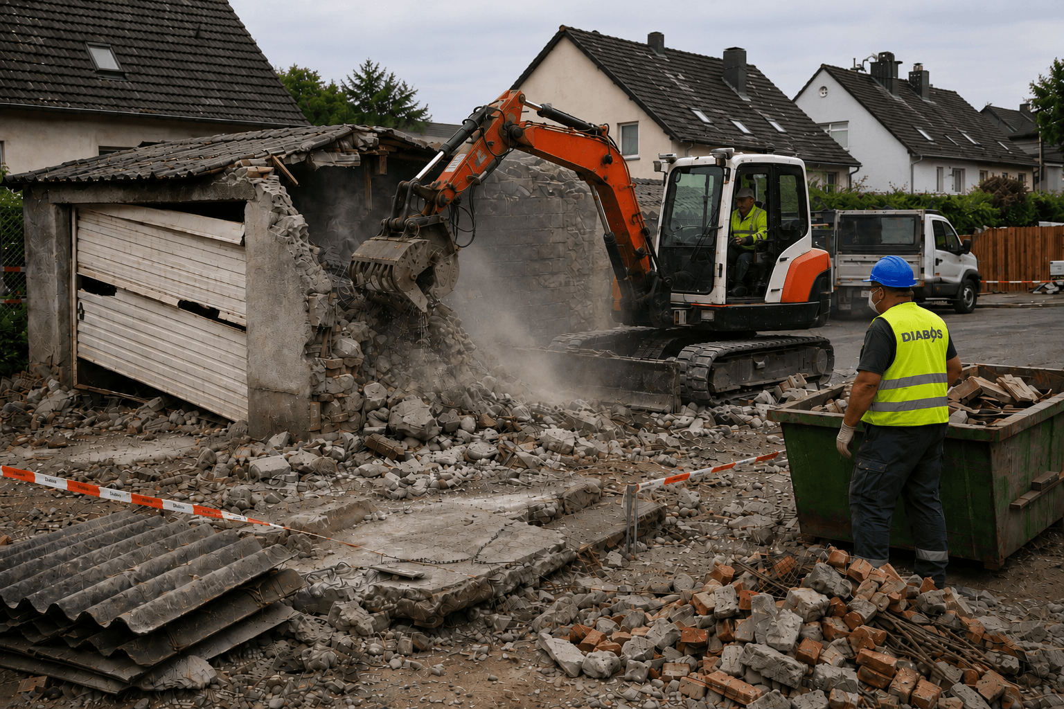Garagenabbruch in Koln diabos gmbh 