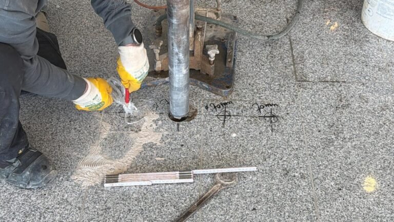 Kernbohrung für Dunstabzugshaube in Köln Diabos Gmbh