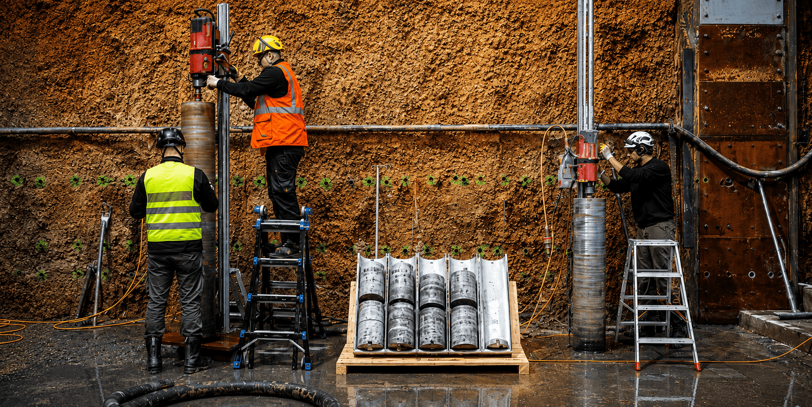 Kernbohrung in Beton mit professioneller Bohrtechnik