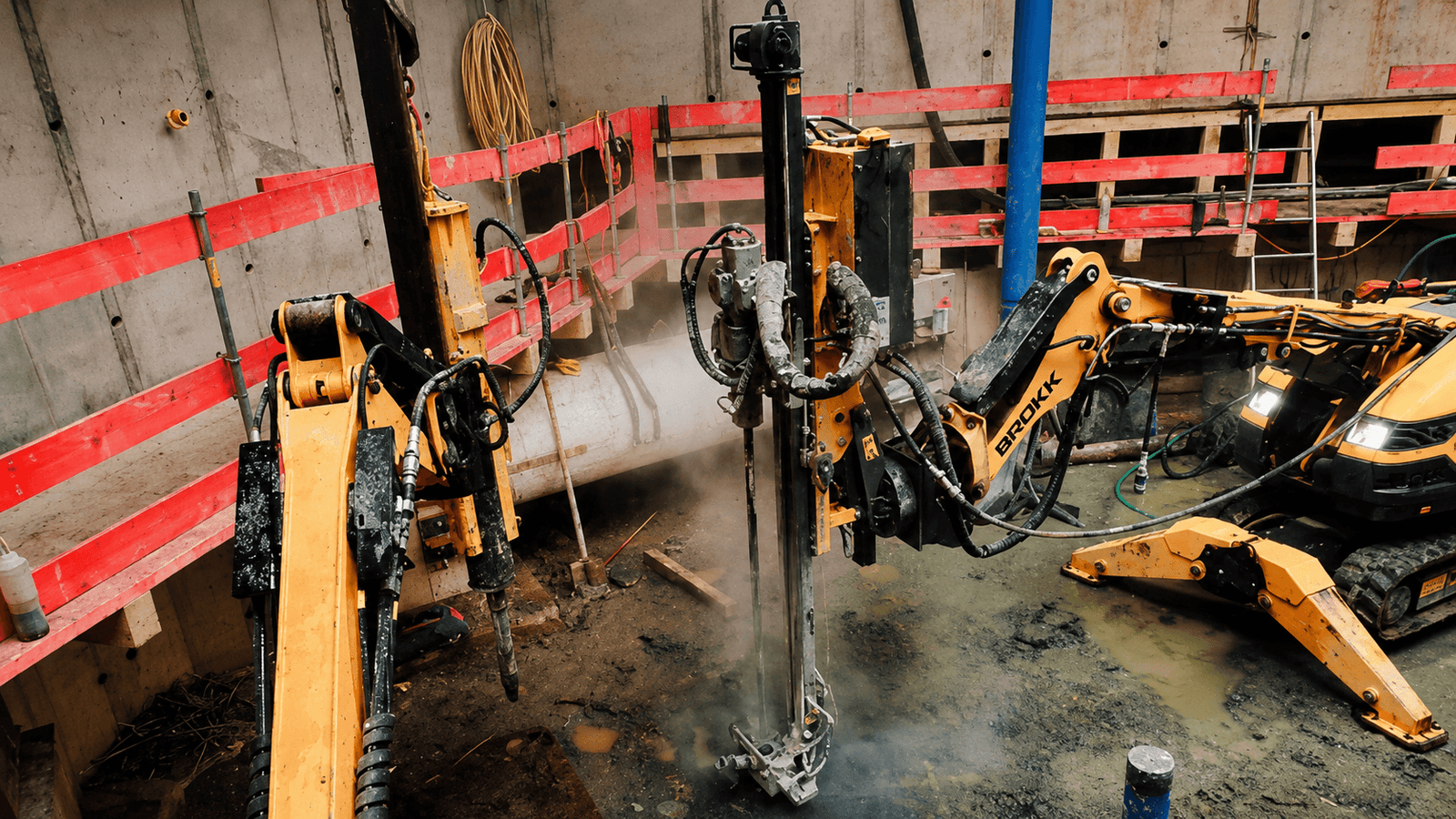 Spezialabbruch für Fundamente, Bohrpfähle und Stahlbetonkonstruktionen
