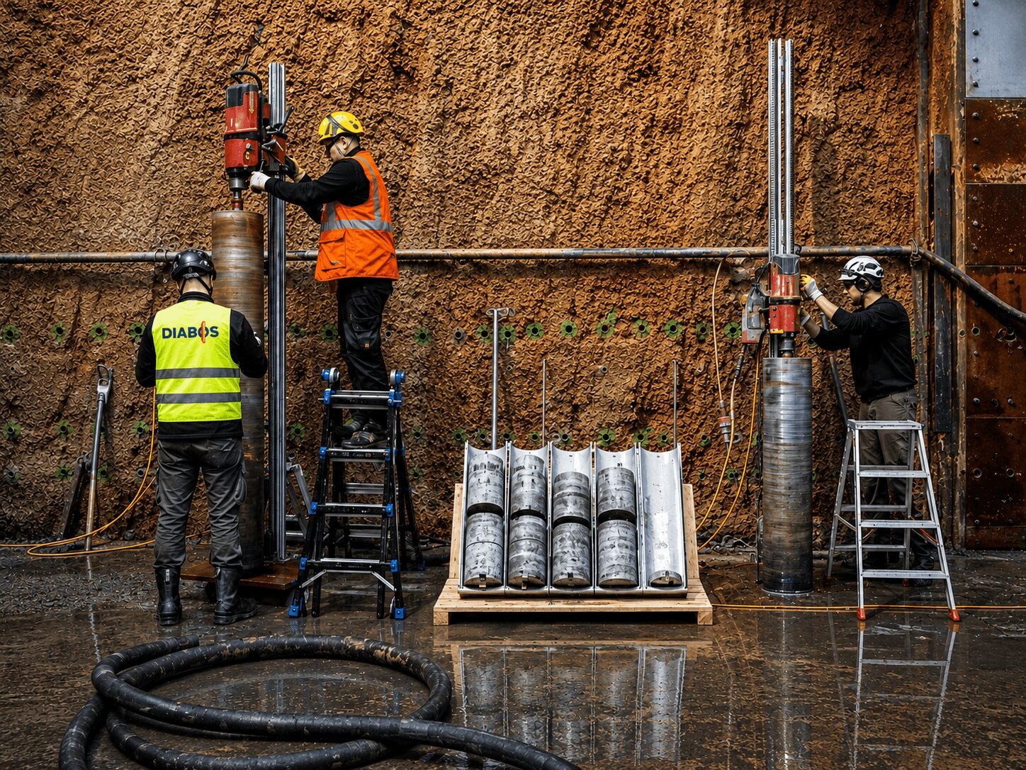 Kernbohrung in Beton mit professioneller Bohrtechnik